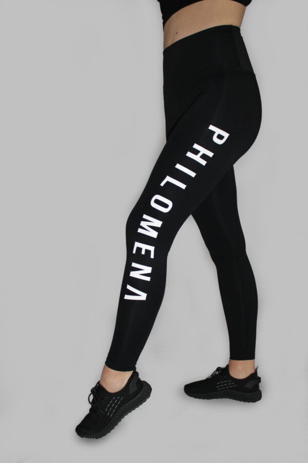 sport legging PHILOMENA BLACK HIGH WAISTED LEGGINGS