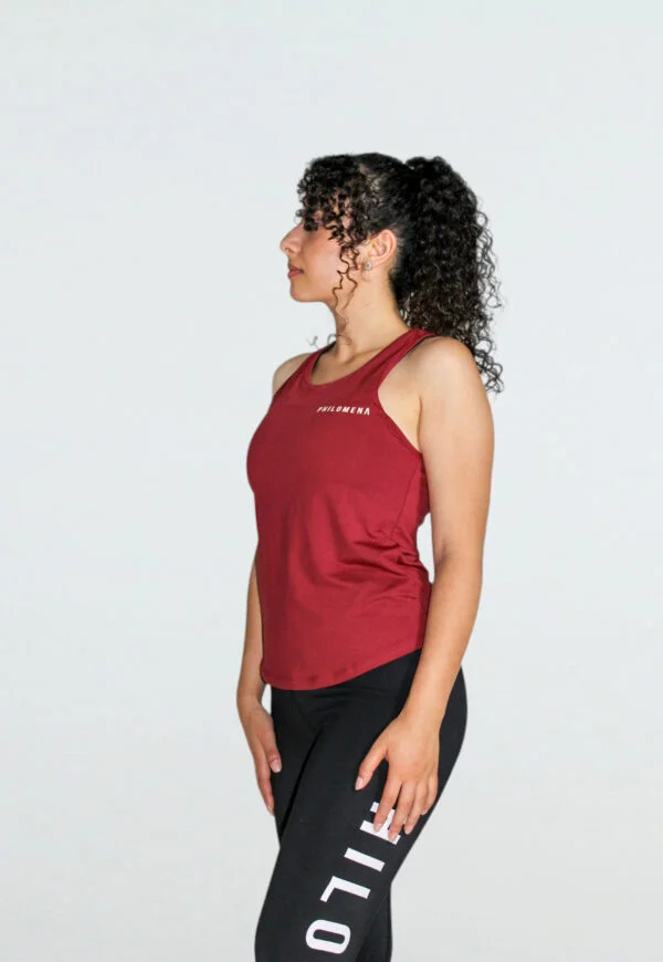 Philomena-fashion-airy-tanktop-bordeaux